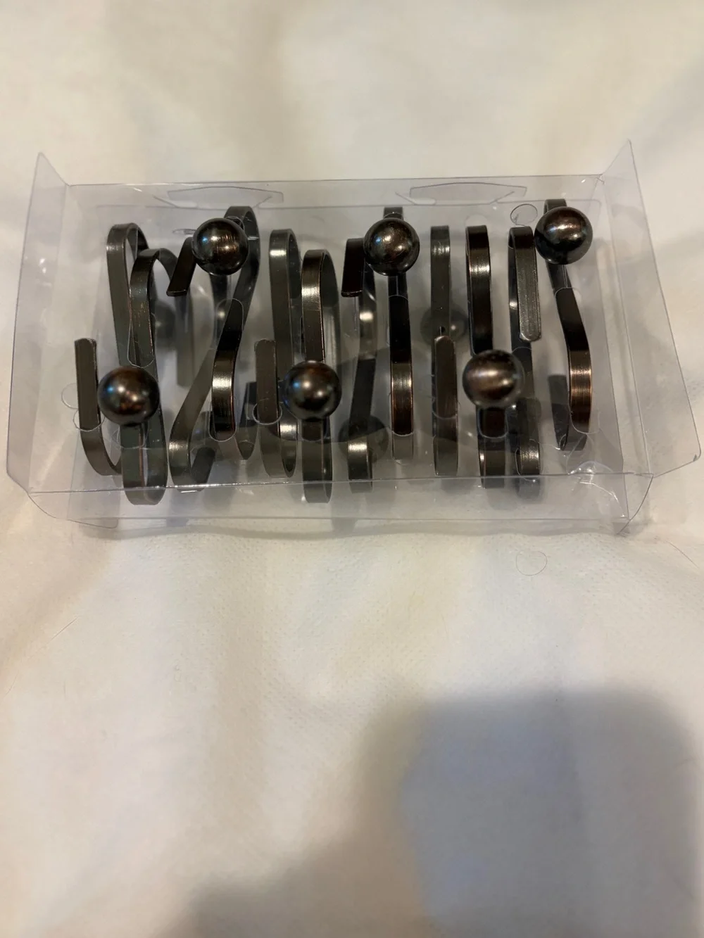 COSFY Bronze Shower Curtain Hooks - Set of 12